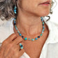 Collar Mediterráneo mix piedras azules naturales