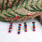 Pendientes Bohemios con Piedras de Colores